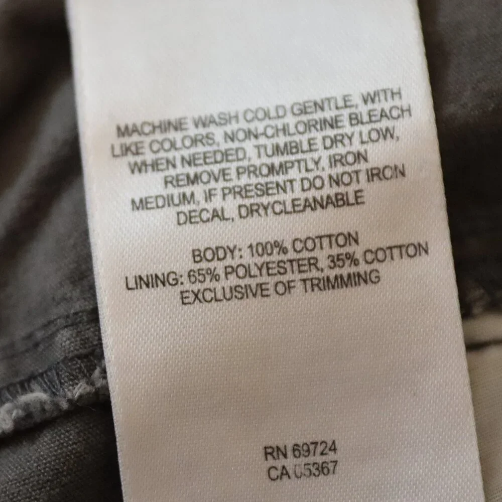 Columbia Cotton Casual Long Shorts Size 10 Grey - Picture 5 of 15